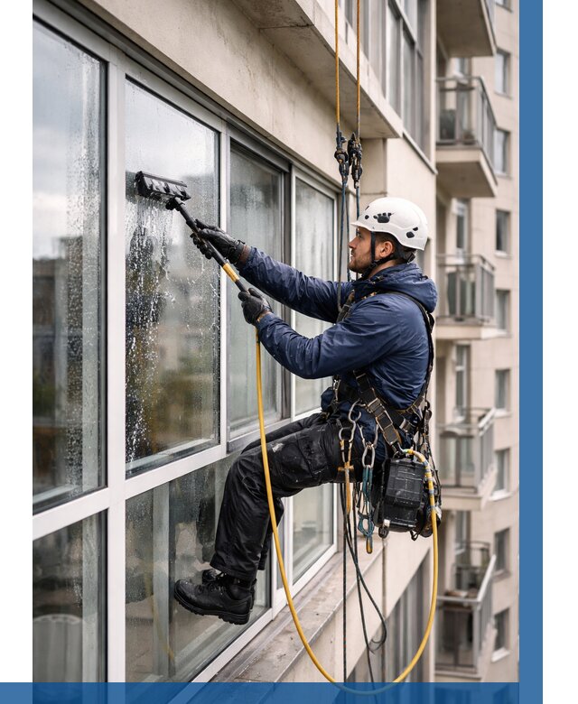 Мойка балконного остекления в Томске от 3824 р. | ВЫСОТНИК-Тмс