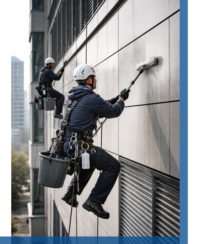 Мойка вентилируемого фасада в Томске от 273 р. | ВЫСОТНИК-Тмс