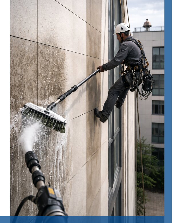 Мойка фасада из керамогранита в Томске от 328 р. | ВЫСОТНИК-Тмс