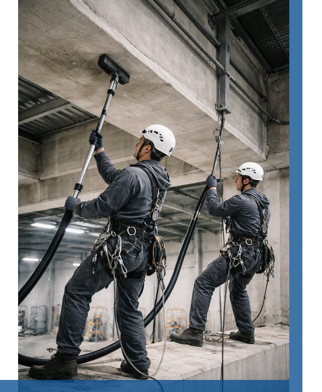 Обеспыливание потолочных конструкций в Томске от 273 р. |ВЫСОТНИК-Тмс