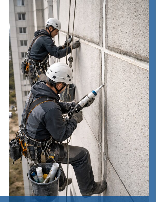 Герметизация межпанельных швов в Томске от 765 р. | ВЫСОТНИК-Тмс