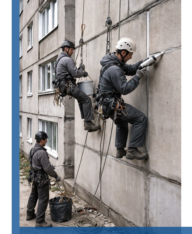 Герметизация межпанельных швов в Томске с гарантией герметичности