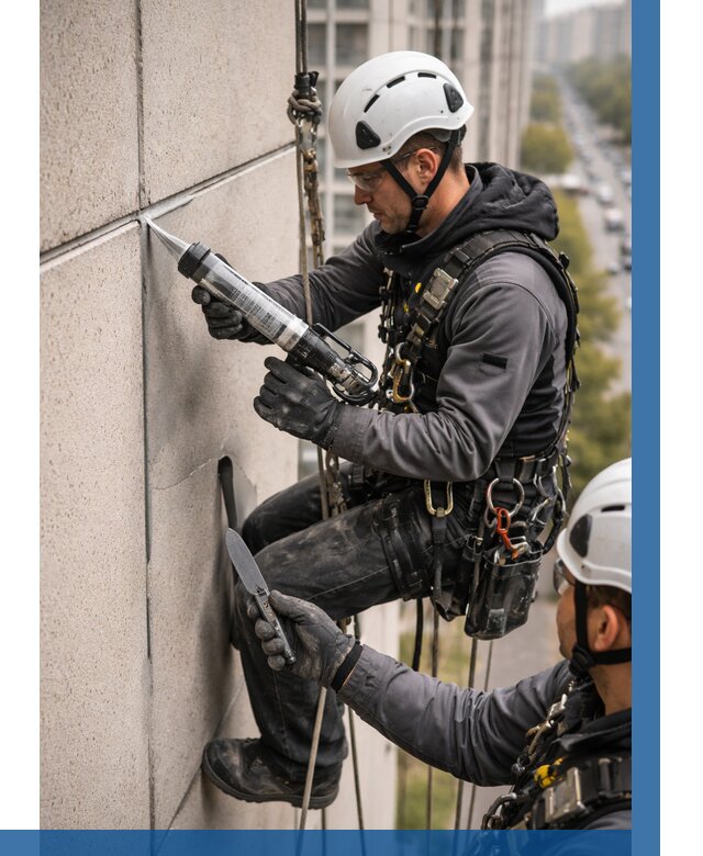 Первичная герметизация швов в Томске от 656 р. | ВЫСОТНИК-Тмс