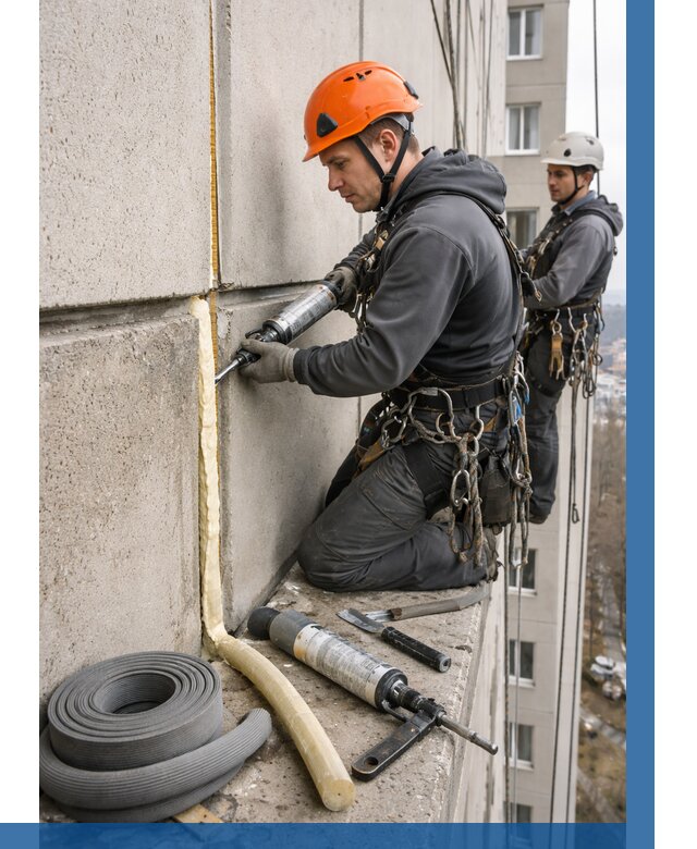 Теплый шов межпанельные швы в Томске от 765 р. | ВЫСОТНИК-Тмс