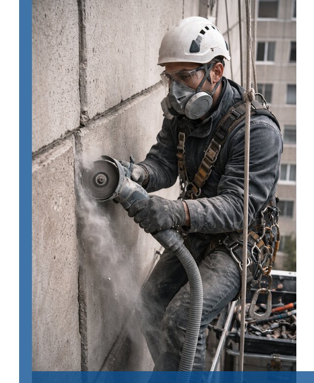 Штробление межпанельных швов в Томске качественно и быстро