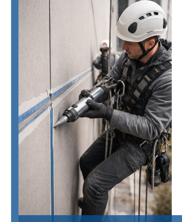 Герметизация стыков фасадных панелей в Томске качественно и быстро