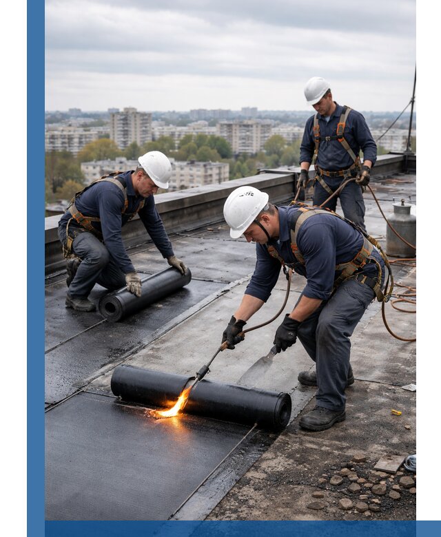 Ремонт наплавляемой кровли в Томске качественно и надежно
