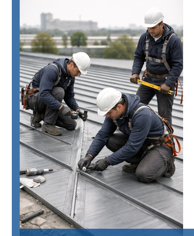 Ремонт фальцевой кровли в Томске срочно и качественно