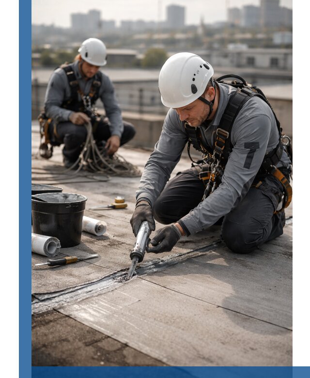 Аварийное и капитальное устранение протечек кровли в Томске