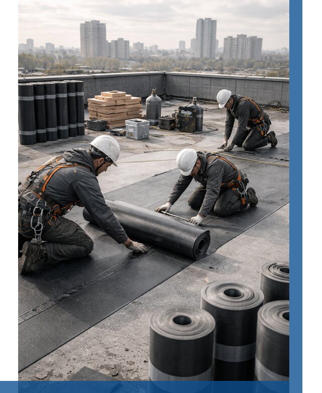 Монтаж мягкой кровли под ключ в Томске от 492 р. | ВЫСОТНИК-Тмс