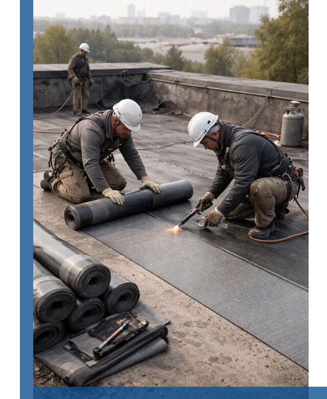 Монтаж мягкой кровли в Томске профессионально и надежно