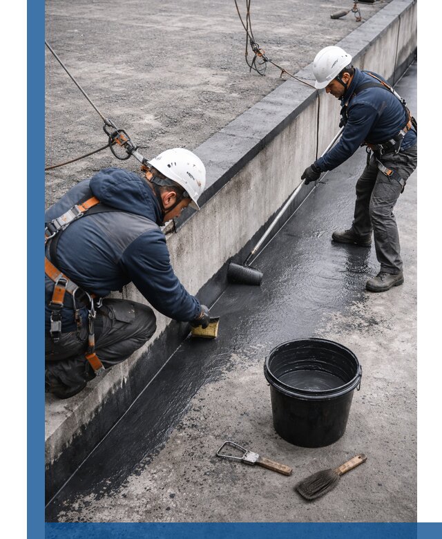 Гидроизоляция кровли жидкой резиной профессионально в Томске