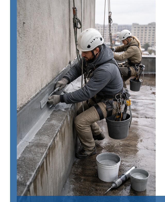 Гидроизоляция примыканий кровли в Томске, гарантия надежности