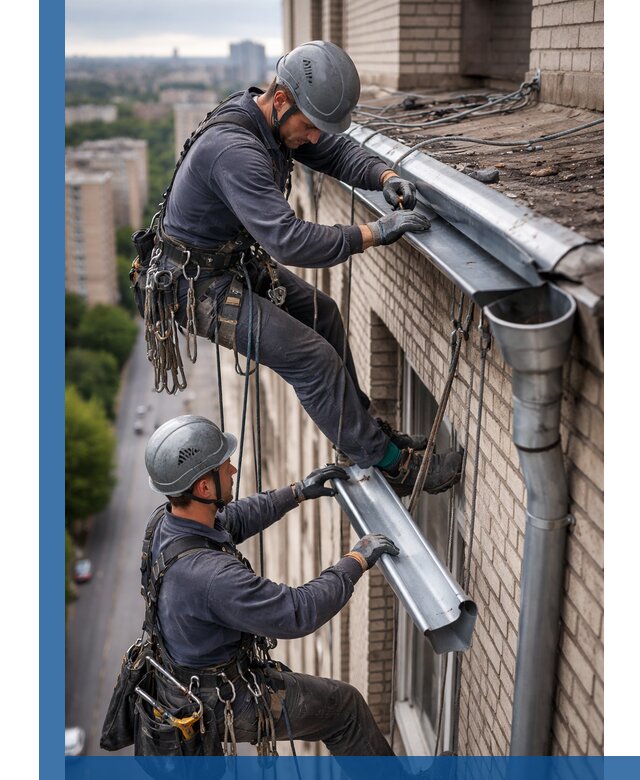 Ремонт водосточных желобов в Томске, быстро и качественно