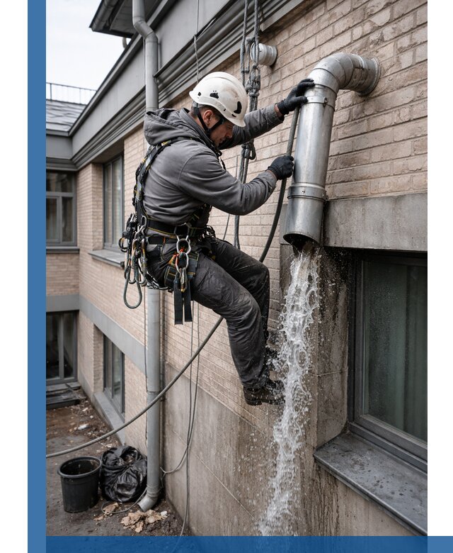 Профессиональная прочистка водосточных труб в Томске с гарантией