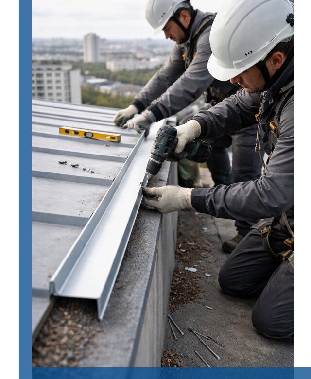 Монтаж капельника на кровле в Томске с гарантией качества