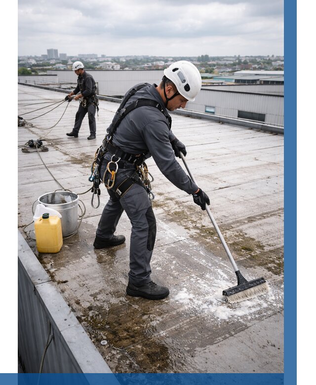 Очистка крыши по графику в Томске от 8195 р. | ВЫСОТНИК-Тмс