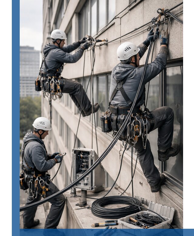 Прокладка оптоволоконного кабеля в Томске под ключ с тестированием