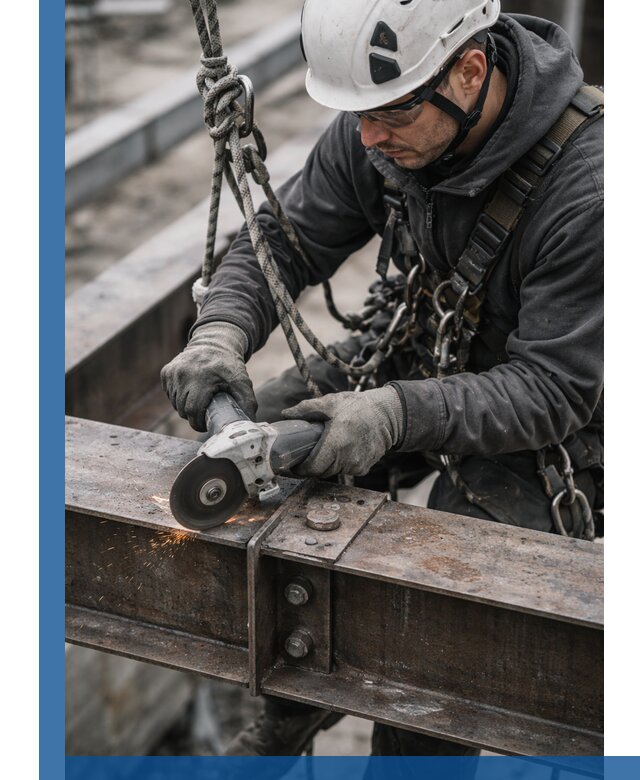 Резка металла на высоте в Томске для зданий и конструкций