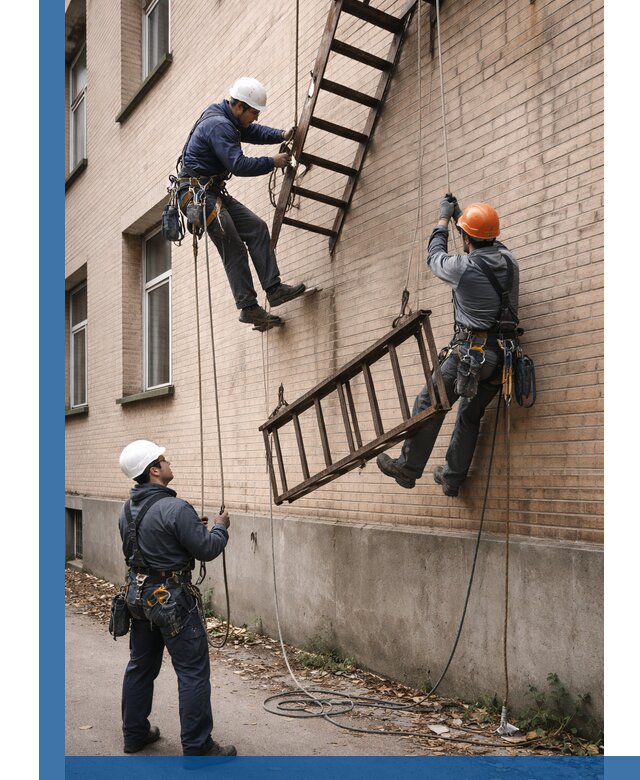 Демонтаж пожарной лестницы в Томске быстро и безопасно