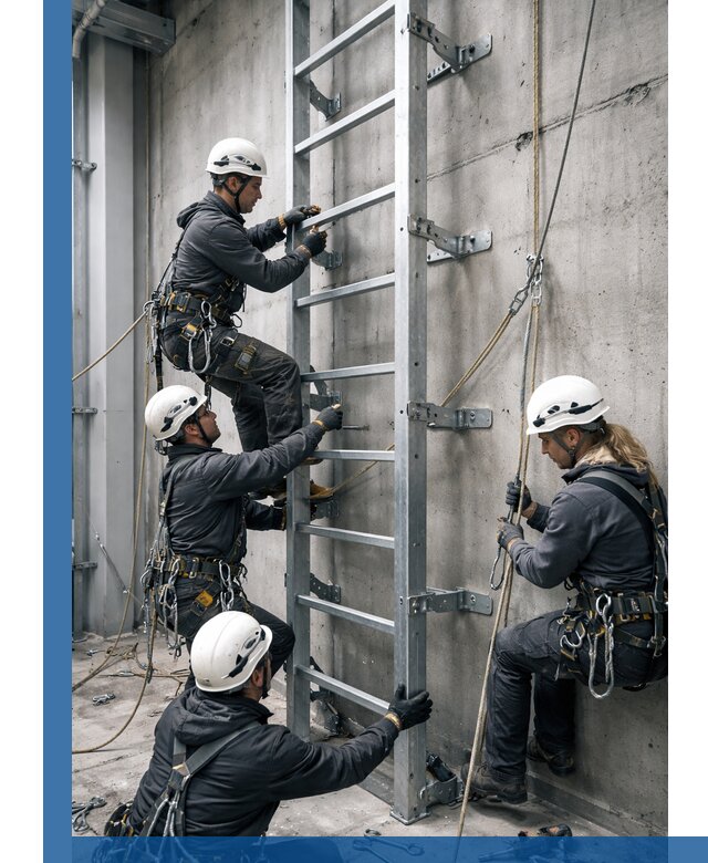Монтаж металлических лестниц в Томске под ключ со гарантией