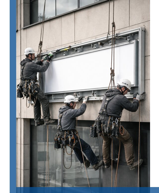 Профессиональный монтаж светового короба под ключ в Томске