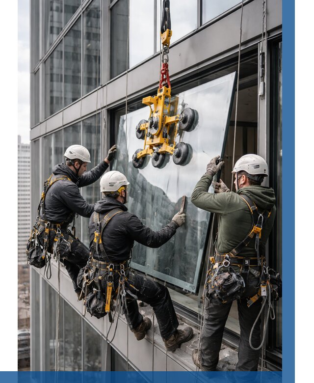 Фасадное остекление зданий под ключ в Томске от 10927 р. | ВЫСОТНИК-Тмс