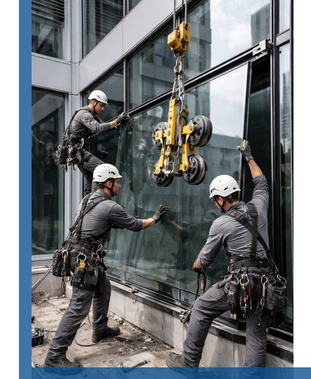 Структурное остекление фасадов в Томске монтаж и обслуживание