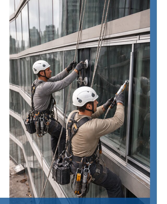 Радиусное остекление фасада в Томске от 13112 р. | ВЫСОТНИК-Тмс