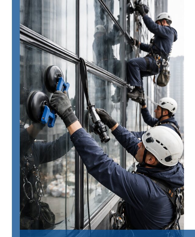 Радиусное остекление фасадов под ключ в Томске с гарантиями