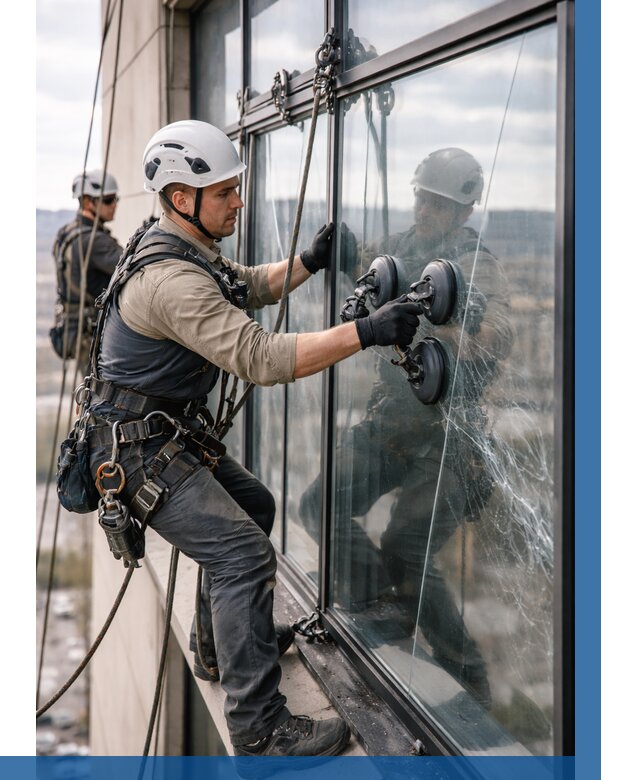 Замена стекла в витраже в Томске под ключ от 9288 р. | ВЫСОТНИК-Тмс