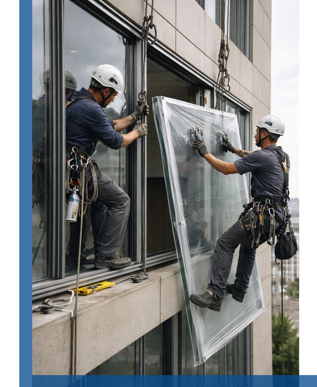 Профессиональная замена стекла в витраже в Томске с гарантией
