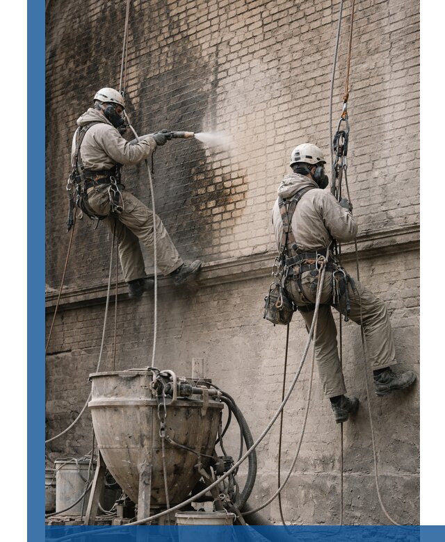 Пескоструйная очистка фасадов в Томске профессионально