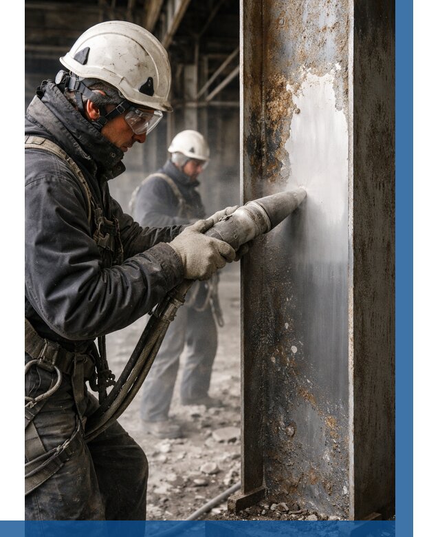 Удаление старой краски с металла в Томске от 492 р. | ВЫСОТНИК-Тмс