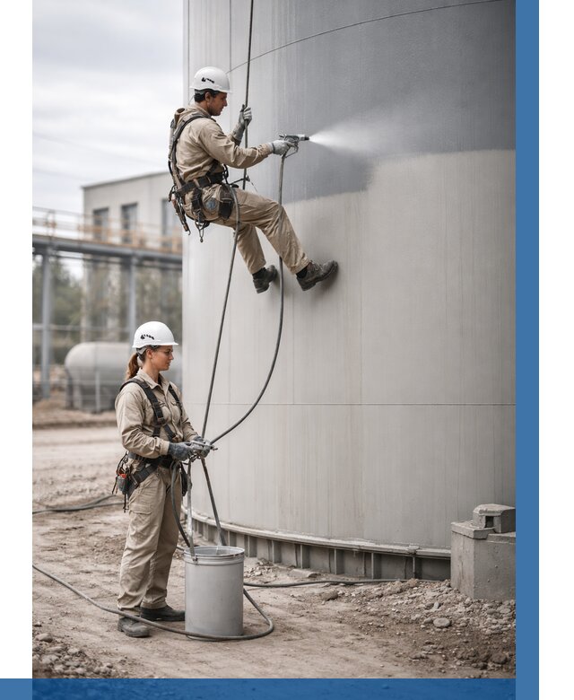 Покраска резервуаров в Томске от 1311 р. | ВЫСОТНИК-Тмс — заказать