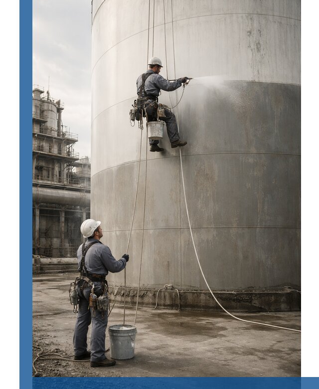 Покраска стальных резервуаров и емкостей в Томске профессионально