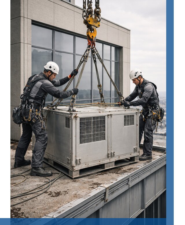 Такелажные работы на высоте в Томске от 8742 р. | ВЫСОТНИК-Тмс