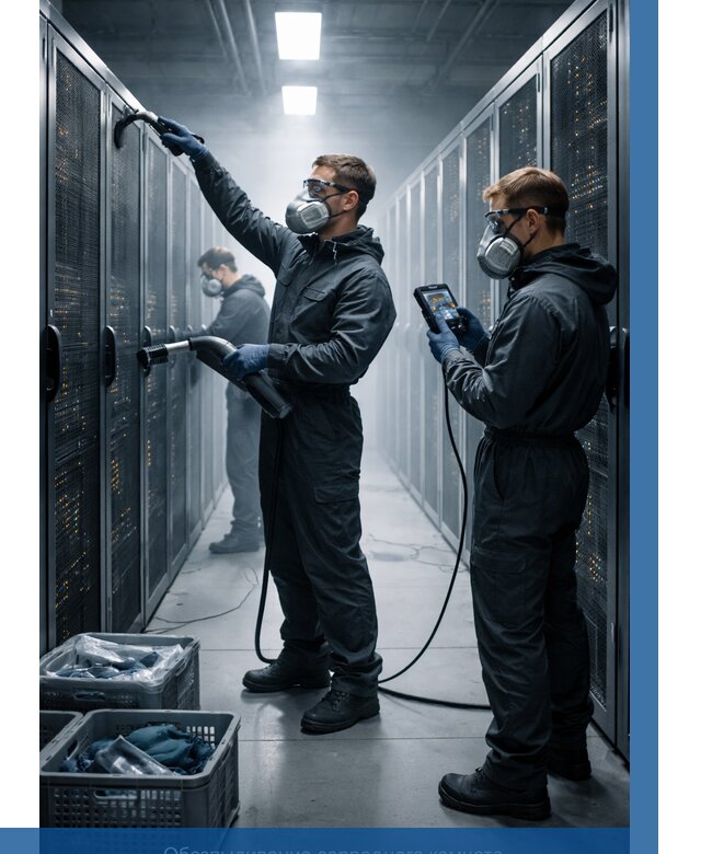 Обеспыливание серверной комнаты в Томске от 4917 р. | ВЫСОТНИК-Тмс