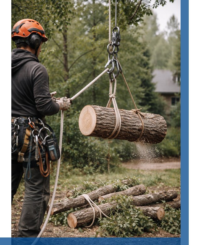 Валка деревьев частями в Томске от 8195 р. | ВЫСОТНИК-Тмс