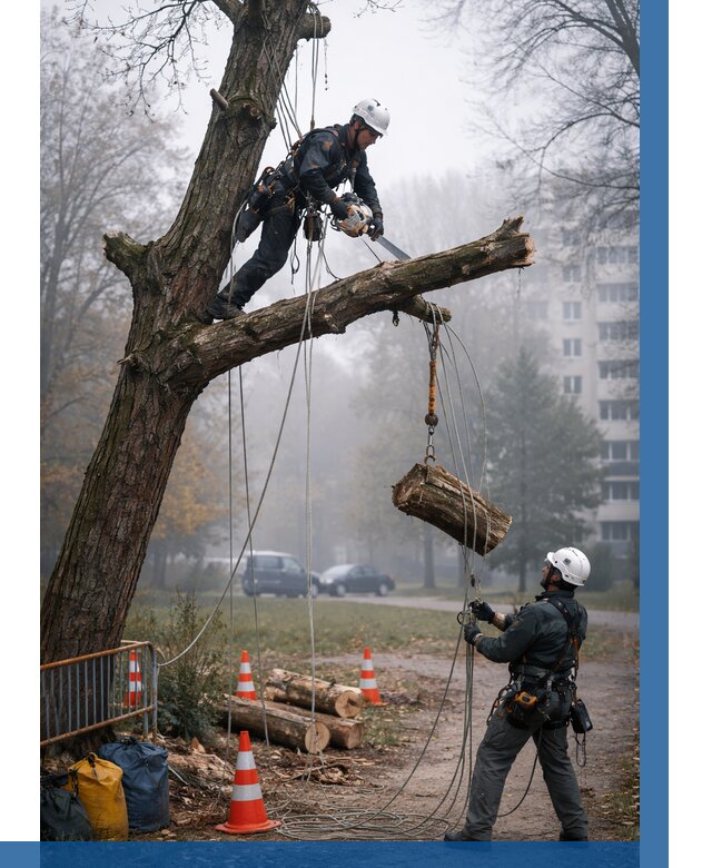 Удаление аварийных деревьев в Томске от 16391 р. | ВЫСОТНИК-Тмс