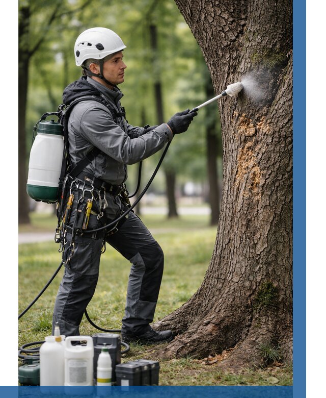 Обработка деревьев от вредителей в Томске от 4917 р. | ВЫСОТНИК-Тмс